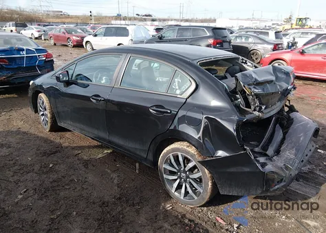 2015 Honda Civic Ex-L из США, поврежденный, VIN 2HGFB2F95FH539757